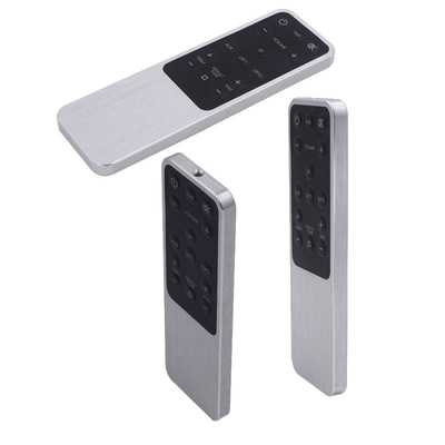 DVD / VCD Aluminum Remote Control 18 Keys With PVC Sticker