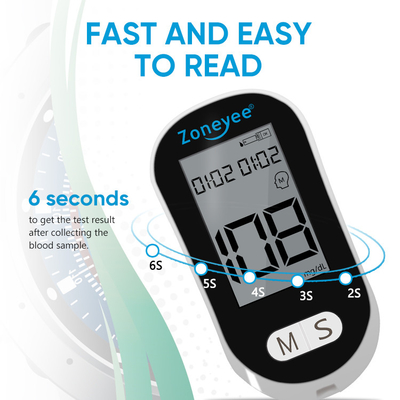 High Accuracy Blood Glucose Meter Glucometro With Lancets Kit No Coding Glucometer With Blood Glucose Meter Test Strips