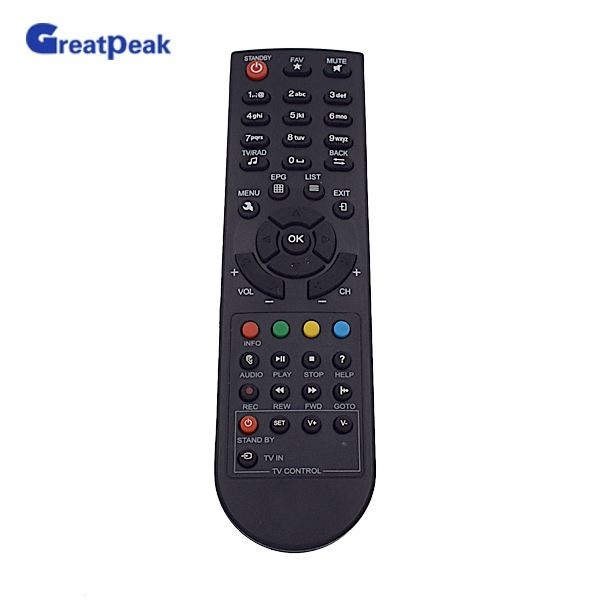 44 keys Plastic Remote Control 3.4V Black for Sharp Television