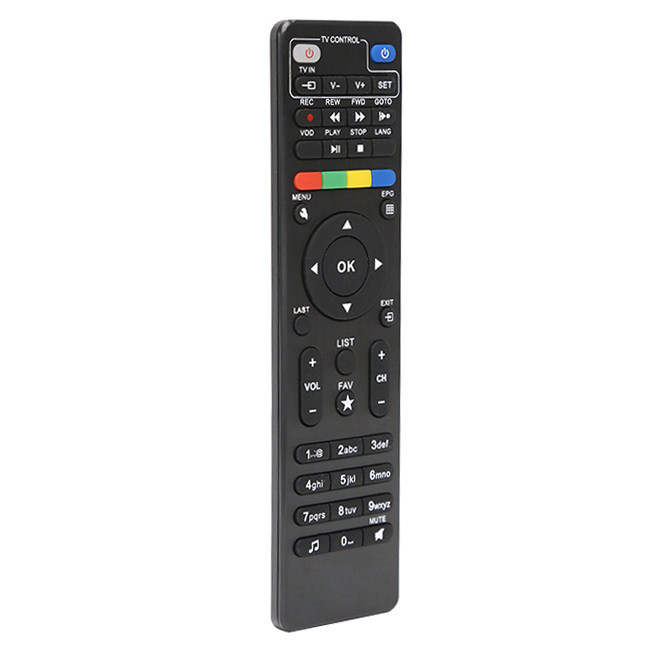 433 MHz Keyboard TV Remote Control 8m Android Smart TV Box Remote Control