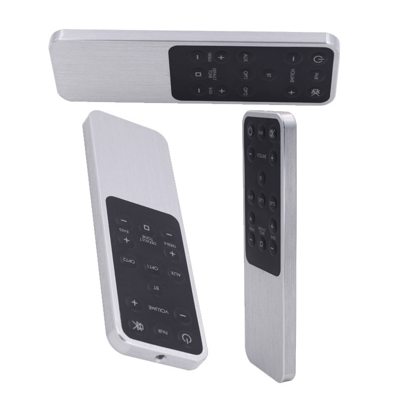 DVD / VCD Aluminum Remote Control 18 Keys With PVC Sticker