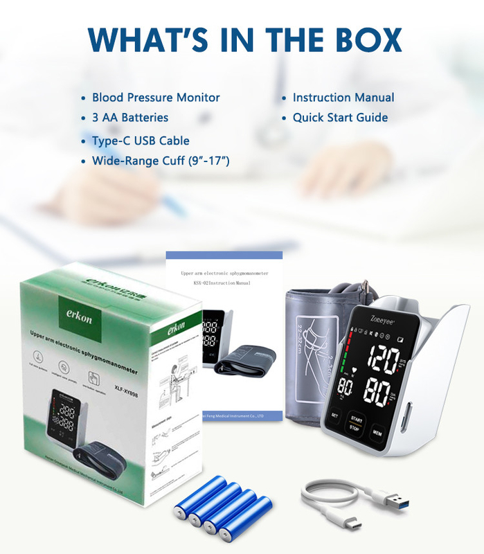 2023 New Digital Blood Pressure Monitor at Home Portable Cheaper bp Machine with Stand
