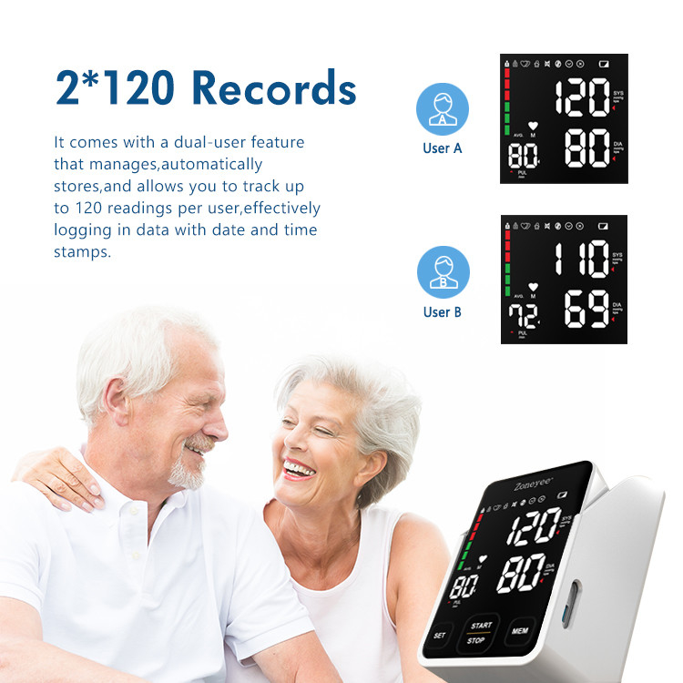 Best Selling Oem Digital Professional Bp Monitor Electric Blood Pressure Monitor Measuring Device