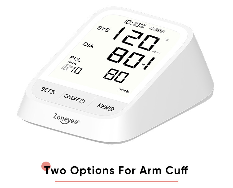 Automatic Upper Arm Accurate Ambulatory Blood Pressure Monitor With Digital LCD And Voice Broadcast
