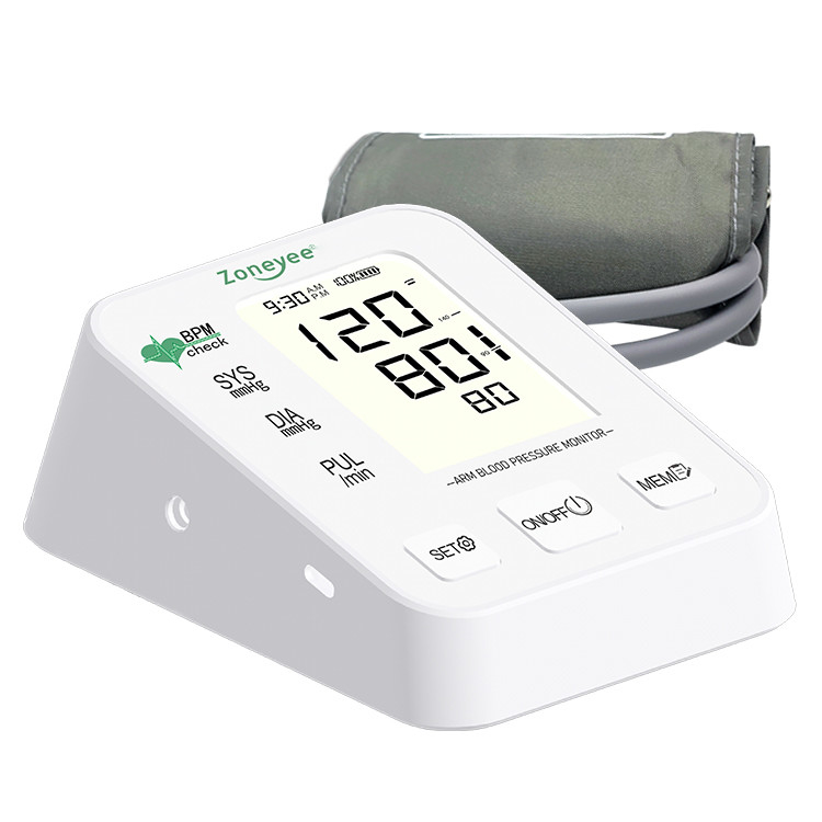 Automatic Sphygmomanometer 22-42cm Cuff White ABS Arm Digital Tensiometro BP Monitor Blood Pressure Monitor For Homecare
