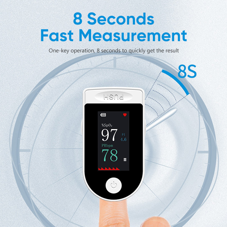 Blood Oxygen Monitors Oximetro TFT Display Fingertip Pulse Oxygen Spo2 Digital Oximeter pulse Finger