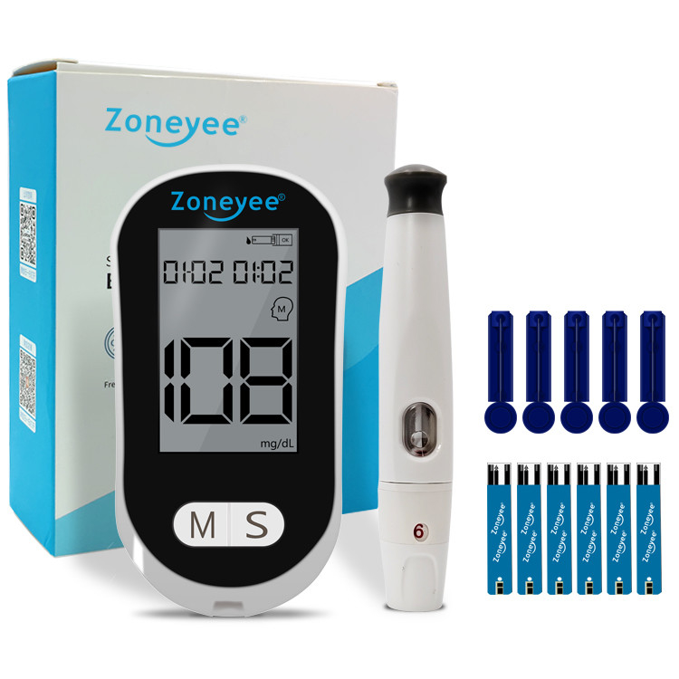 Portable Home Use Blood Glucose Meter With Test Strips Blood Sugar Monitoring