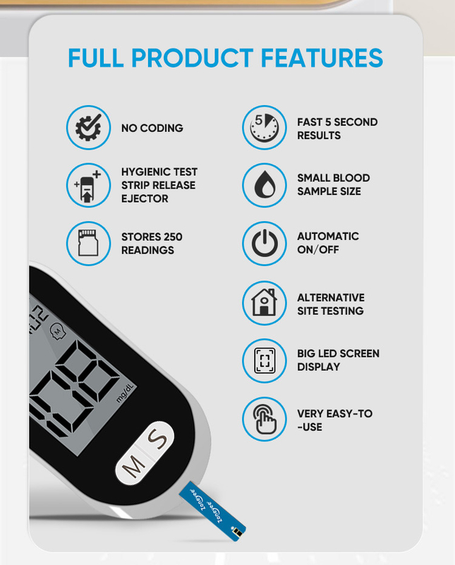 Glucose Meter Device Oem Blood Glucose Meter Blood Glucose Meter Strips