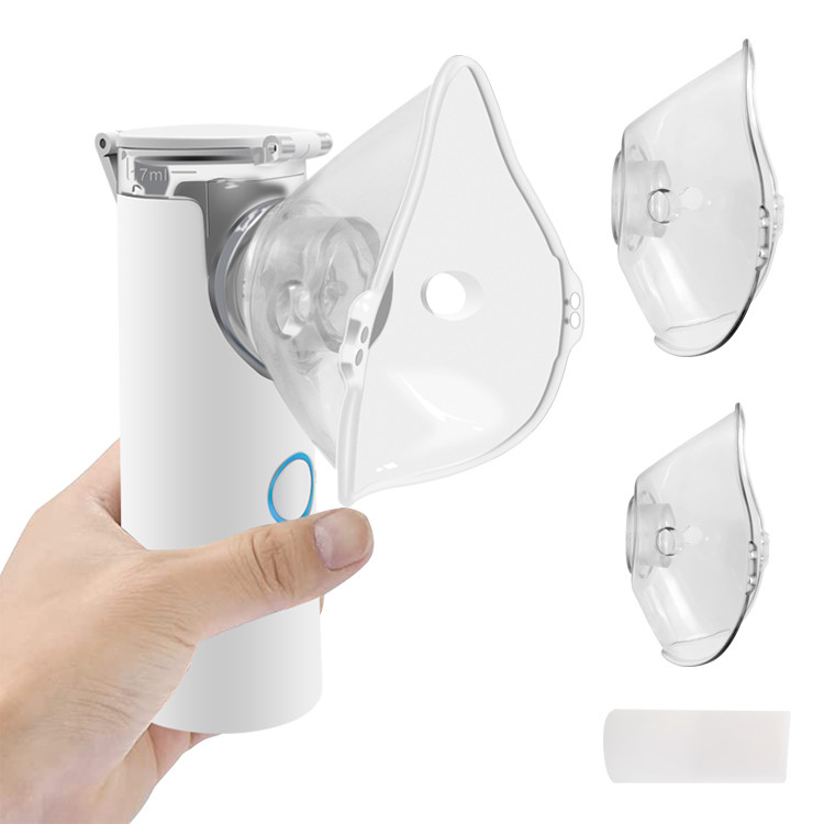 Household Medical Mesh Nebulizer Machine For Kids 0.5um White ABS Nebulizador Portable Handheld Home CareMesh Nebulizer
