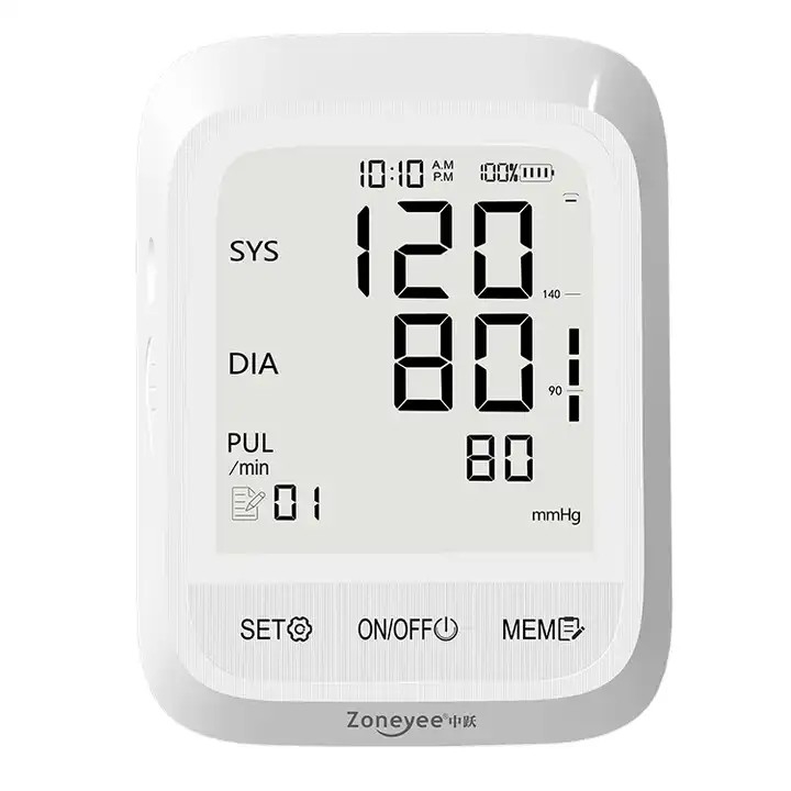 Automatic Upper Arm Accurate Ambulatory Blood Pressure Monitor With Digital LCD And Voice Broadcast